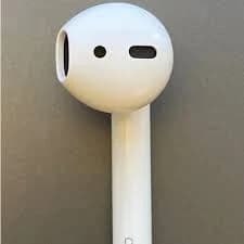 Apple White Wireless Earbud with Minimalist Design