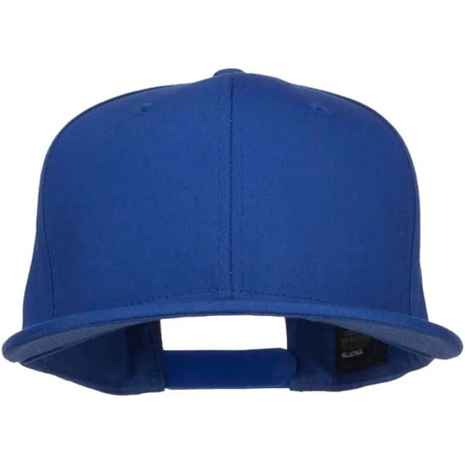 Flat Bill Snapback Twill Cap