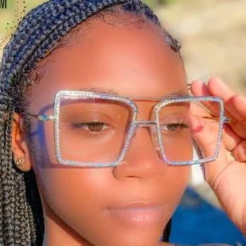 Icey Iridescent Crystal Sunglasses