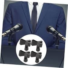 Amazon.com: Hemoton 4pcs Mic Stand Clip Clip for Microphone Holder for Wireless Mic Easy to Use Clamp : Musical Instruments