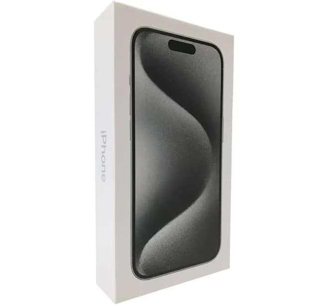 Original Box For Apple Iphone 15 Pro Or Pro Max W/ Sticker & Manuals -
