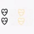 4-color heart-shaped underwear anti slip buckle shoulder strap cross strap buckle - AliExpress 200574005