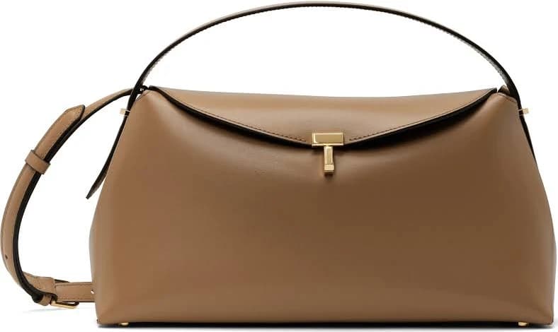 Toteme Women's T-Lock Leather Top-Handle Bag