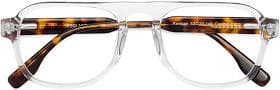 Keyhole Bridge Retro-Vintage Grandpa Aviator Glasses