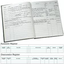 Accession and Deaccession Registers
