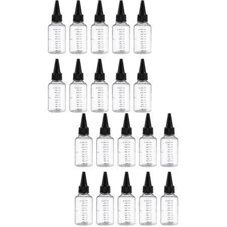 20 Pcs 50ml Pointed Tip Squeeze Bottles