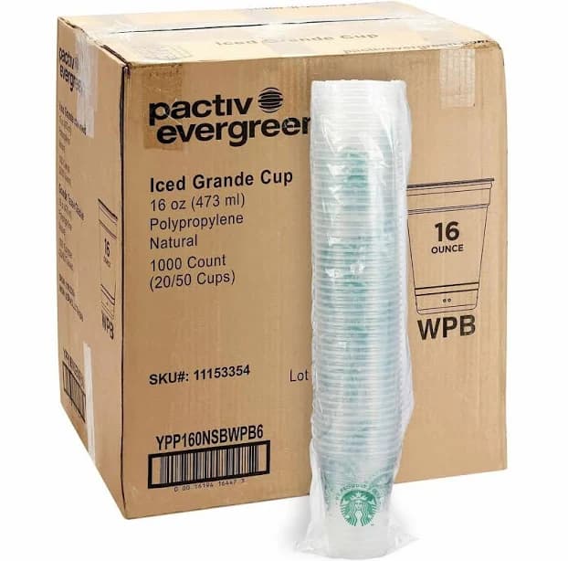 Starbucks WPS Branded Cold Cups, 16 fl oz, Cold - SBK16447