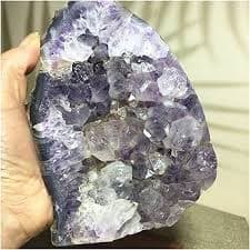 Amazon.com: IDUTQUMW Gemstones and Crystals 1200-1400g Natural Agate Amethyst Geode Quartz Crystal Specimen Ornament,Home Furnishing Decoration Point Stone Reiki : Home & Kitchen