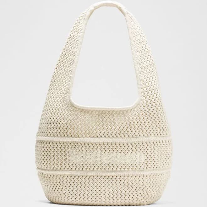 Lululemon Cotton Crochet Shoulder Bag