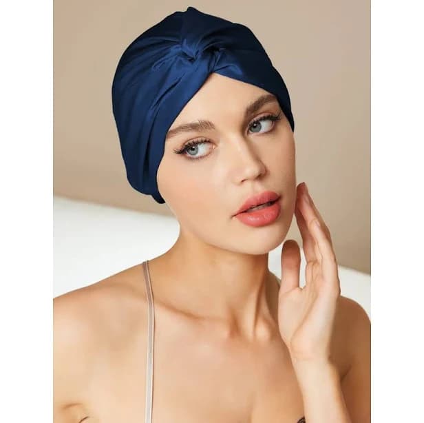 Silksilky Pure Silk Knot-Front Hair Bonnet