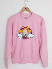Daisy Street Hoodies & Sweatshirts | Womens Daisy Street Cynthia Graphic Sweatshirt in Pink Pink