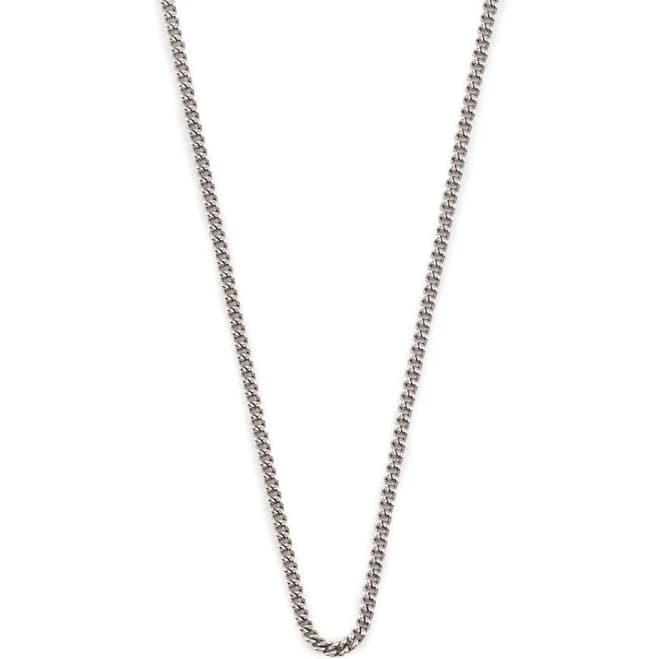 1.5mm Curb Silver Chain