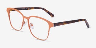 Intense Square Matte Gold Tortoise Full Rim Eyeglasses | Eyebuydirect