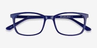 Equality Rectangle Navy Full Rim Eyeglasses | Eyebuydirect