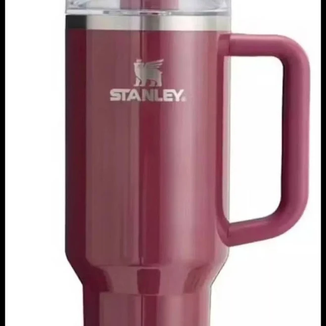 Stanley 40 Oz Stainless Steel H2.0 Flowstate Quencher Cherry Mocha - New W Tags - New Home