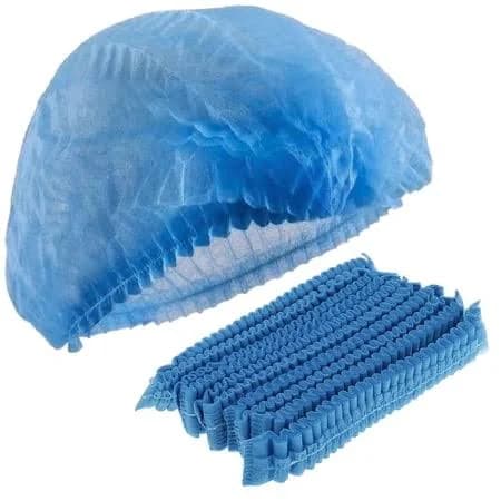 100-Pack Disposable Mesh Bouffant Caps