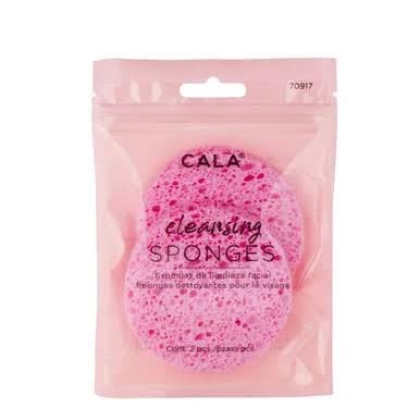 CALA Pink Cellulose Cleansing Sponges (2pcs/pk)