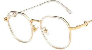 Amazon.com: HDTVTV Classic Round Reading Glasses Blue Light Blocking Computer Readers Sturdy Anti UV Flat Light Mirror Presbyopic Glasses (Color : Clear, Size : +300) : Health & Household