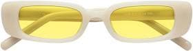 Geek-Chic Acetate Rectangle Sunglasses