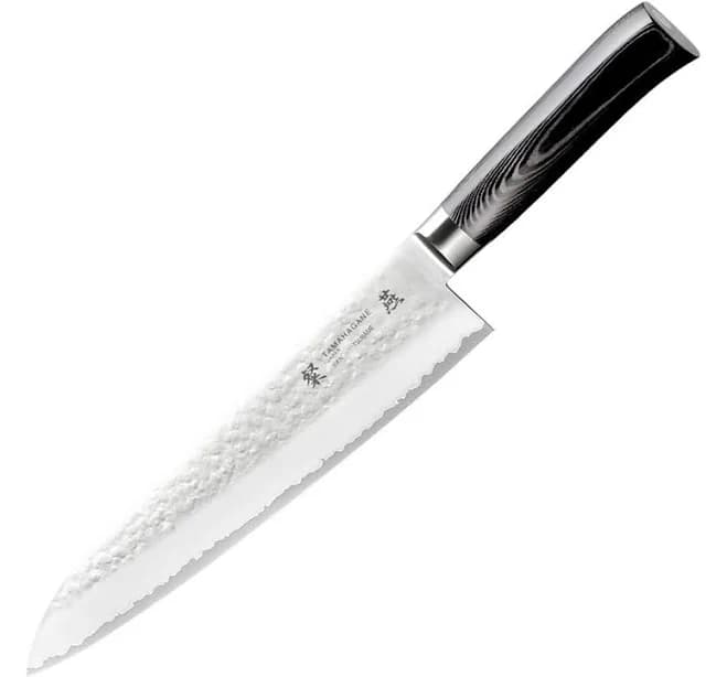 Tamahagane San Tsubame Micarta Hammered 10" Chef's Knife