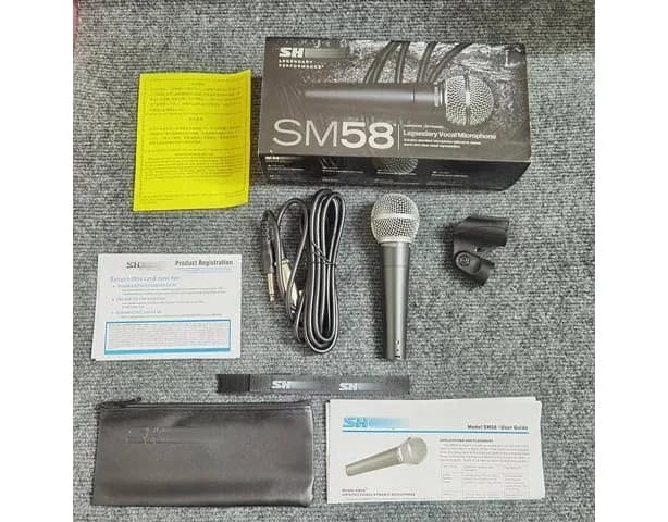 SM58s microphonefor professionalstage performances, KTVrecording and live streaming, SM5LC microphone