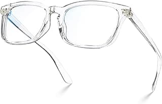 VISOONE Blue Light Blocking Glasses Square with Anti Computer Glare for Gaming Women and Men MONTANA