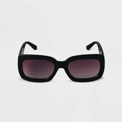A New Day Women's Plastic Rectangle Sunglasses