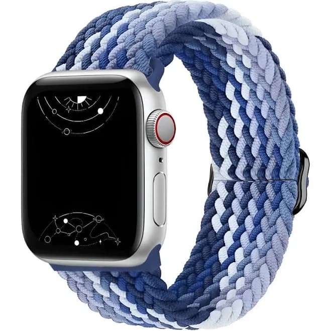 Apple Watch Series 1-11, SE, Ultra, Ergo Breathable Nylon Braided Loop Band