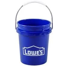 Lowe's 0.4-quart BPA-Free Food-Grade Polypropylene Mini bucket