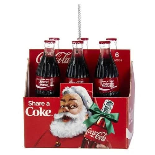 Coca-Cola 'Share A Coke' 6-Pack Bottles Ornament