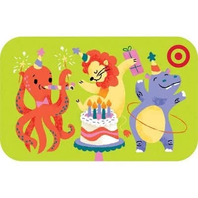 Target Party Animals GiftCard