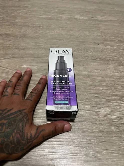 Olay Regenerist Chemical Peel For Face, Overnight Face Peel Mask,