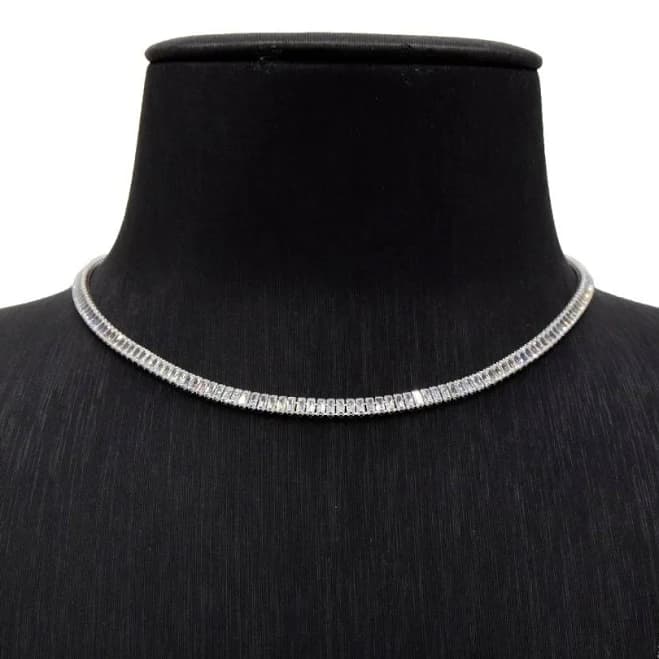 Tennis Choker Baguette Set