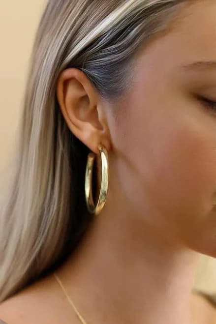 Chunky Hoop Earrings