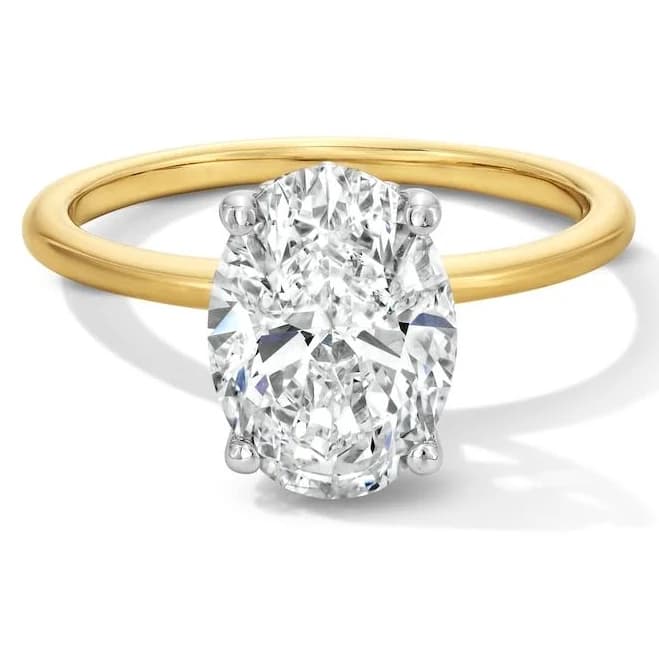Zales 2-3/4 ct. T.W. Oval Lab-Grown Diamond Solitaire