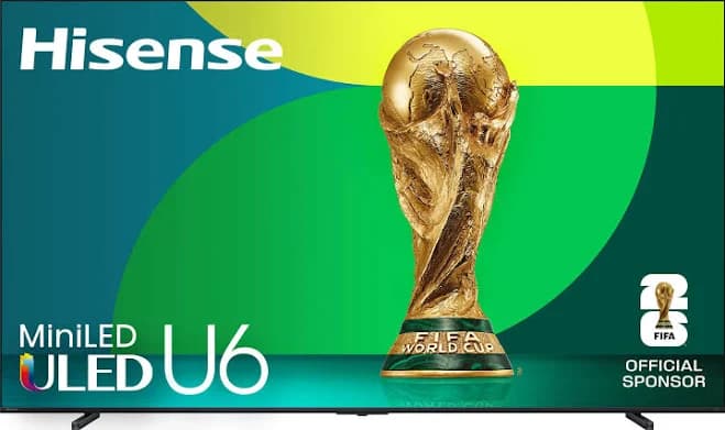 Hisense Class U6 Series 4K Mini-LED QLED UHD Smart Fire TV