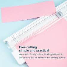 Deli Paper Cutter Guillotine Straight Edge Cutter for Crafting A4 A5 12 inch White - Walmart.com