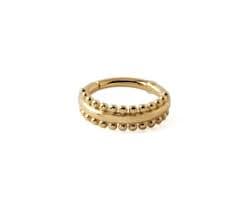 14k Gold Didi Septum Clicker Ring, Minimalist Gold Hinged Segment Piercing Ring 1.2mm/16g, Dainty Clicker Hoop for Helix, Tragus, Rook - Etsy