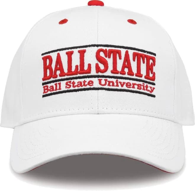 The Game Ball State Cardinals Classic Bar Structured Adjustable Snapback Hat