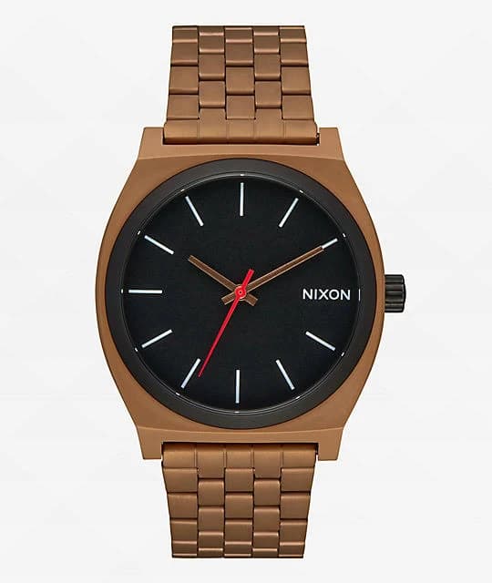 Nixon Time Teller Bronze & Black Analog Watch