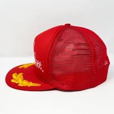 Vintage Old Milwaukee Hat • 80s Beer Snapback Trucker Cap Red Scrambled Eggs - Etsy