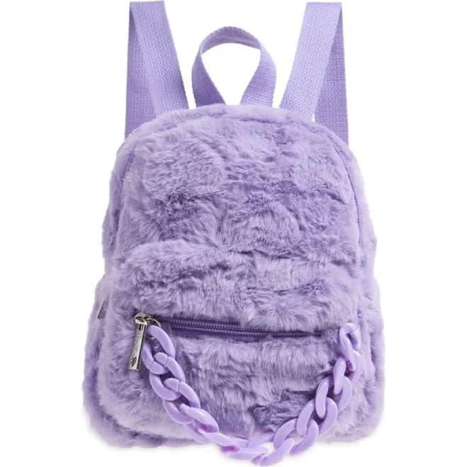Ruby & ry Kids' Faux Fur Mini Backpack
