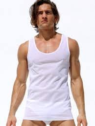 Rufskin Marcus Sheer Mesh Tanktop White UW4557 at International Jock