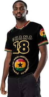 Camiseta deportiva unisex reciclada, kr8vsosllc, camiseta de color negro del equipo nacional de fútbol de Ghana, camiseta de estrellas negras de Ghana, unisex, Blanco : generic: Ropa, Zapatos y Joyería - Amazon.com