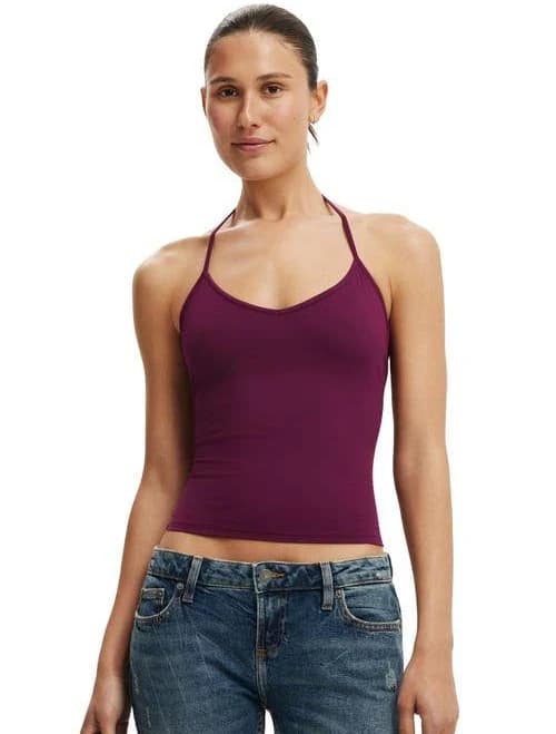 Cotton On Women's Hold Me Tie Halter