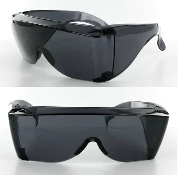 Grinder Punch Extra Large Fit Safety Sunglasses with Dark Lenses