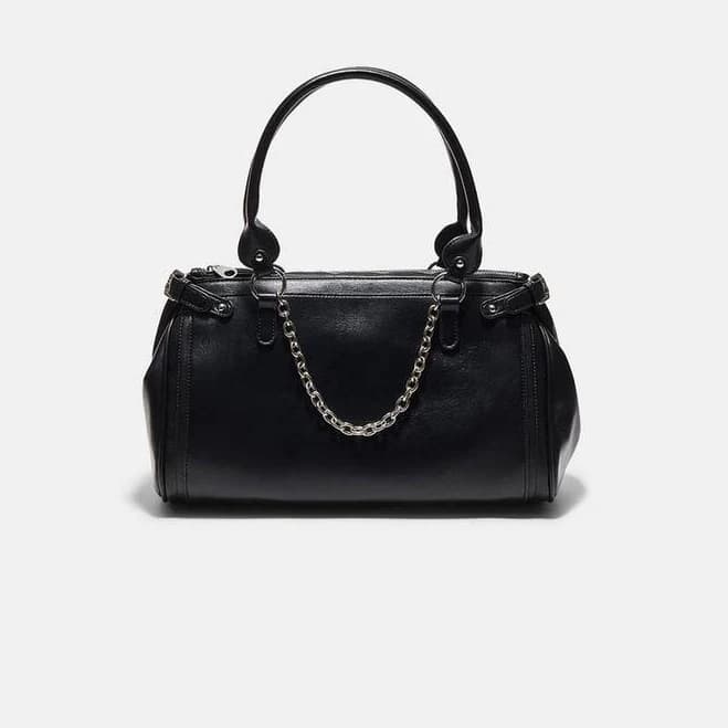 Stradivarius Leather Shoulder Bag with Chain