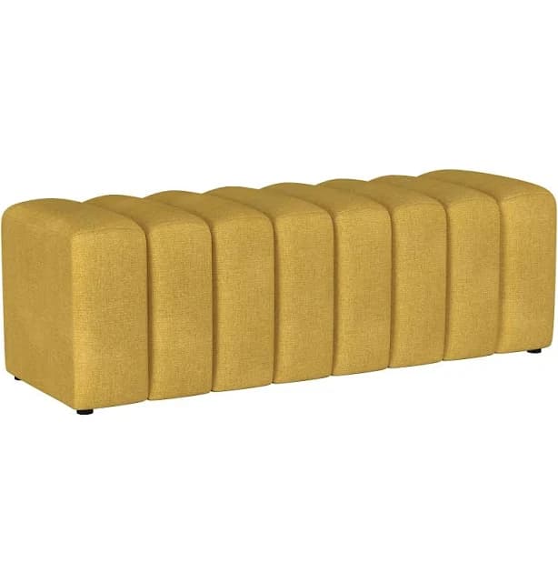 Summer Accent Bench Mustard Yellow