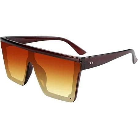 Flat Top Square Rimless Sunglasses