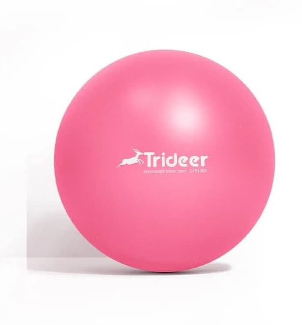 Trideer 9 inch Mini Pilates Ball - Rose Pink